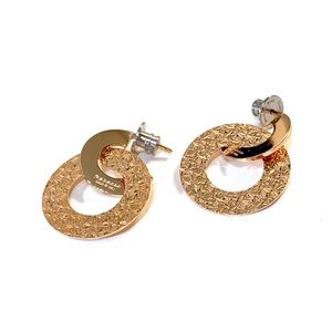 Italian Designer- Rebecca. Diamond Cut Earrings.